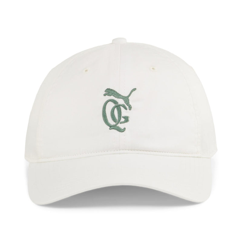 X QGC Dad Hat Warm White/Deep Forest