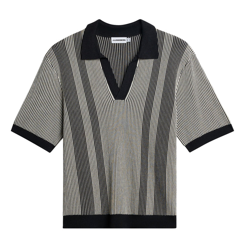 Sal Knitted Polo Moonbeam