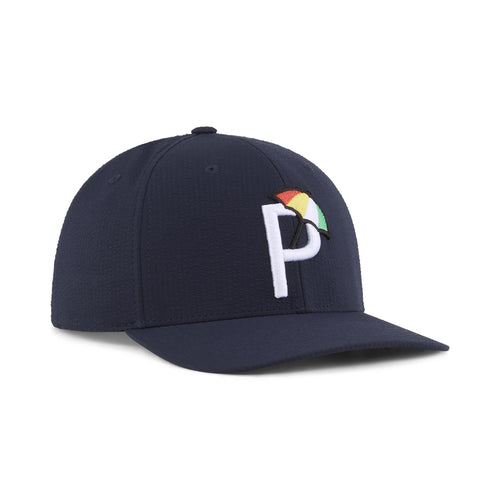 x AP Seersucker Six Panel Cap Deep Navy - SS25