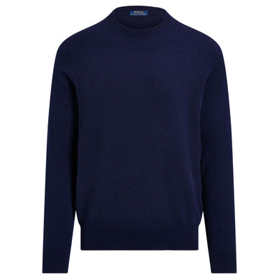 LS Washable Cashmere Crewneck Sweater Refined Navy - AW23