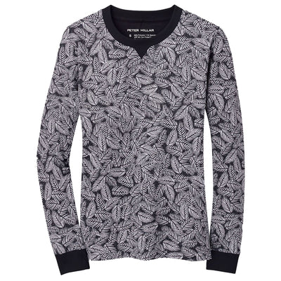 Womens Birdie Sport Sweatshirt Black Palm Frond - SS23