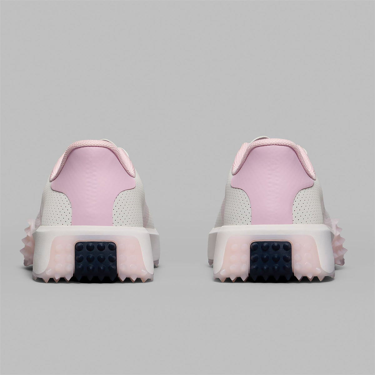 Womens G.112 Perforated Kiltie Golf Shoes Snow/Blush