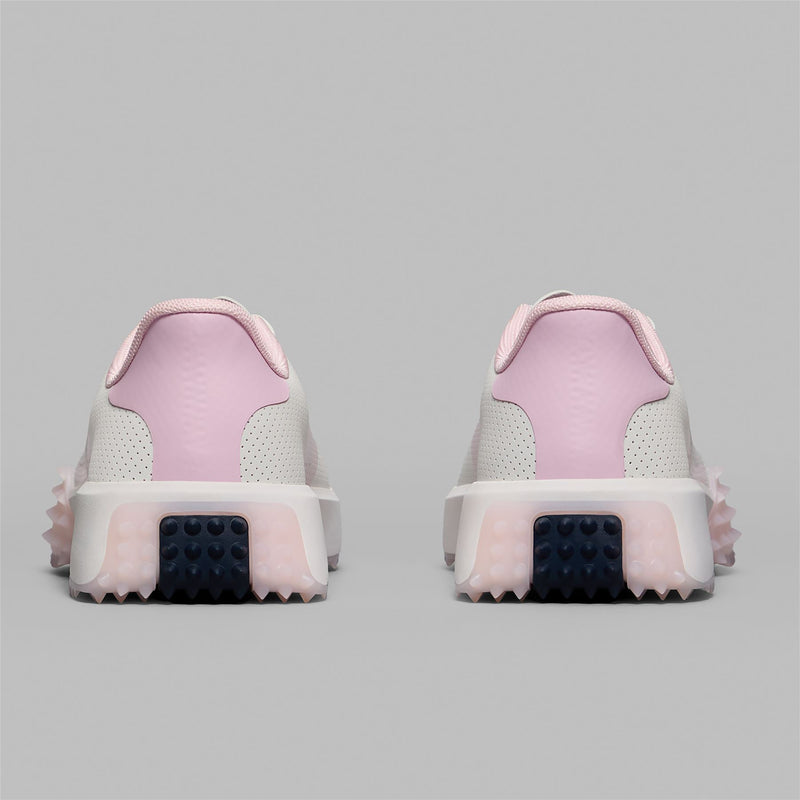 Womens G.112 Perforated Kiltie Golf Shoes Snow/Blush