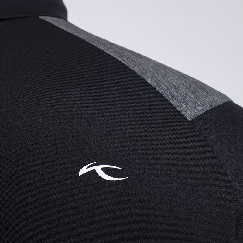 Release Half Zip Mid Layer Black/Black Melange