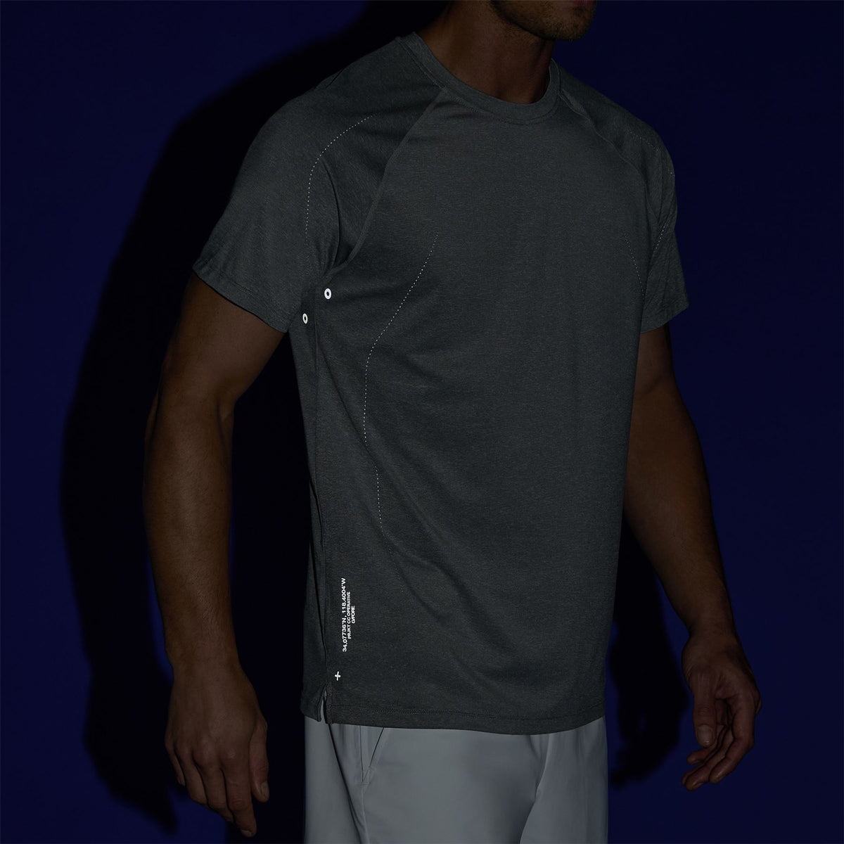 Essential Tech Jersey Ops Tee Heather Gray