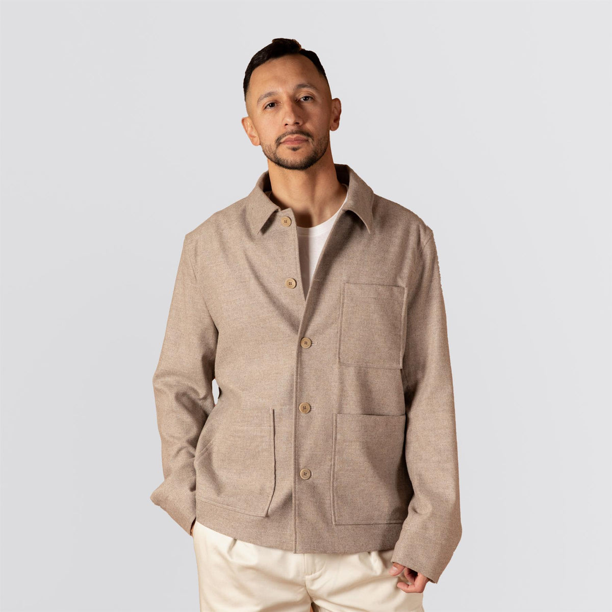 Micro Indoor Jacket Taupe