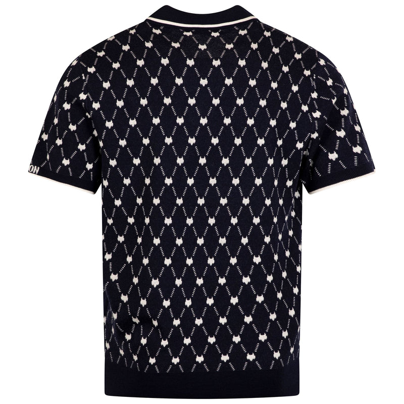 Wolf Chain Johnny Collar Saratoga Polo Maltese Blue