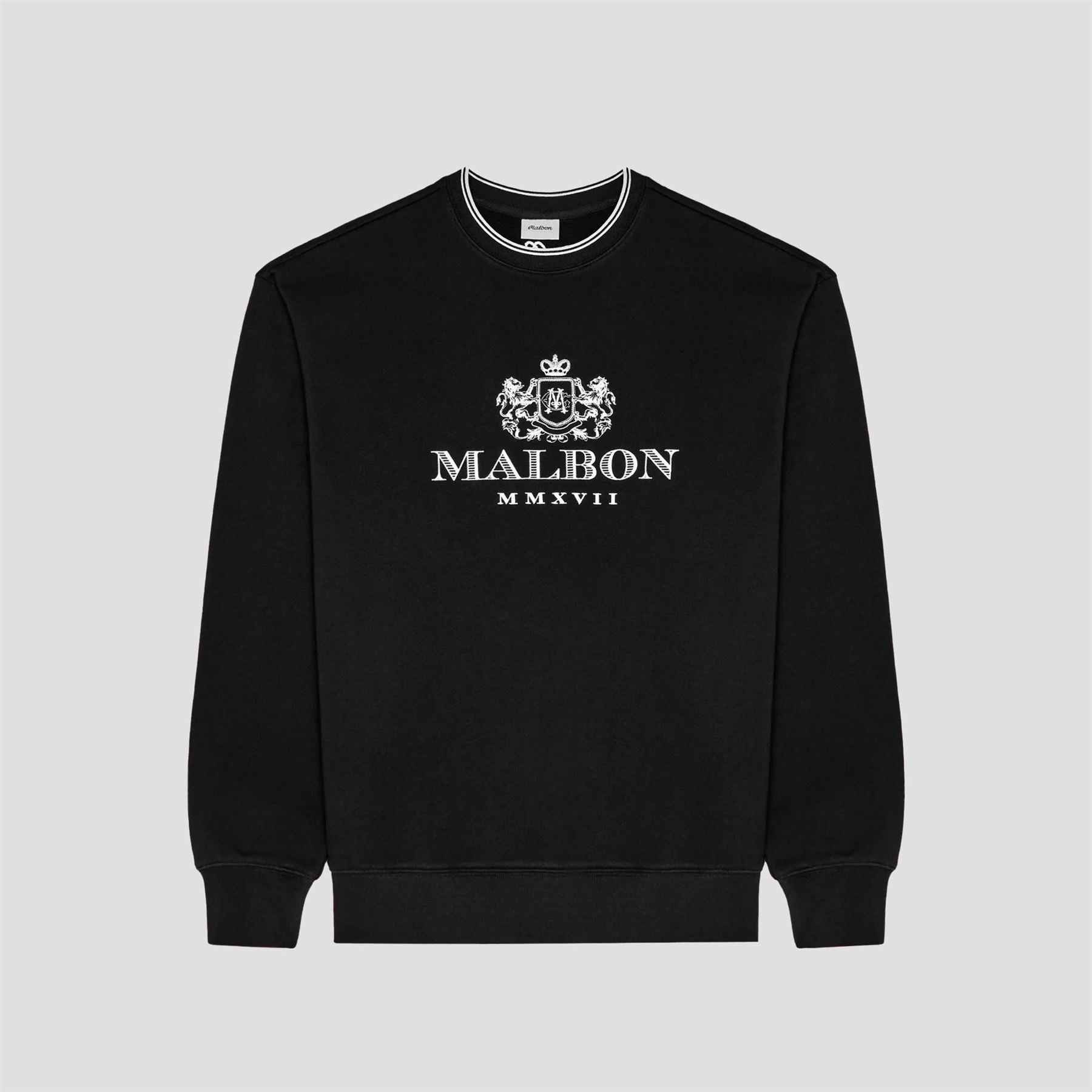 Malbon Monarch Crewneck Sweater Black | TRENDYGOLF USA