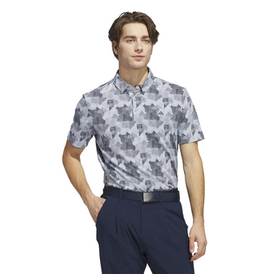 Go-To Printed Polo Wonder Blue/Navy