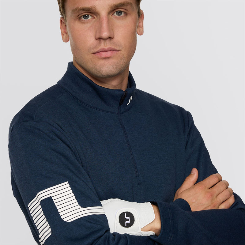 Heath Strike Mid Layer Navy Melange