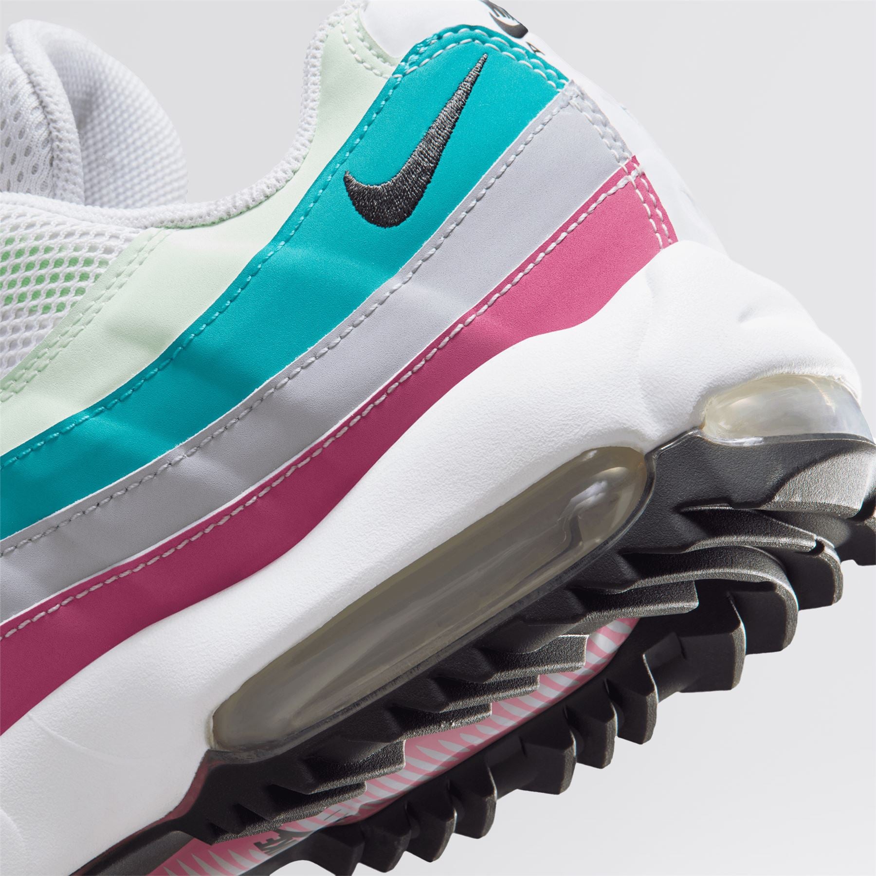 Nike Air Max '95 Golf Shoes Peony/Anthracite/Volt Cactus