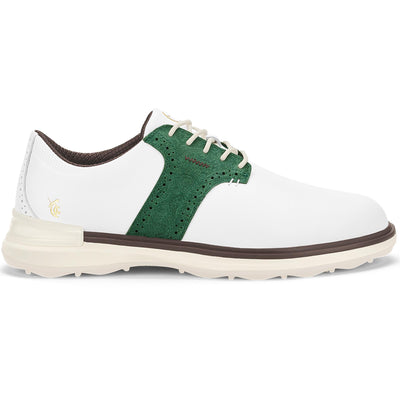X QGC Avant Golf Shoes White/Deep Forest/Lime Pow - SS24