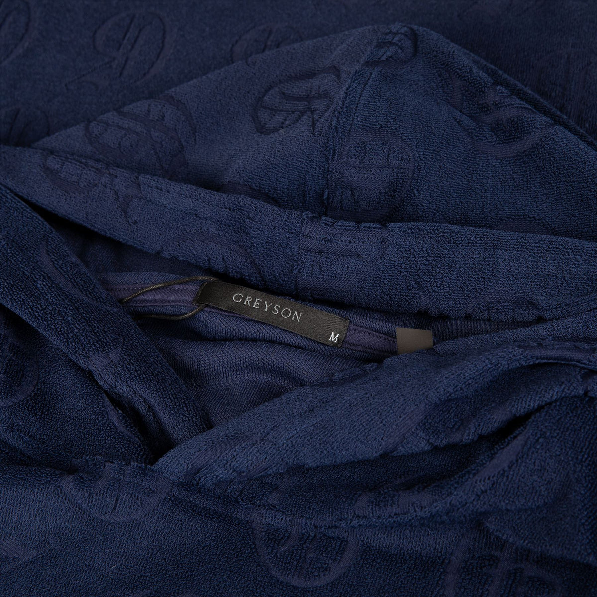 Old English G Jacquard Terry Hoodie Maltese Blue