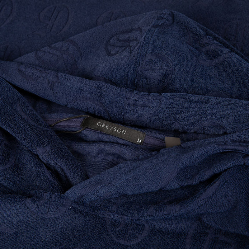 Old English G Jacquard Terry Hoodie Maltese Blue