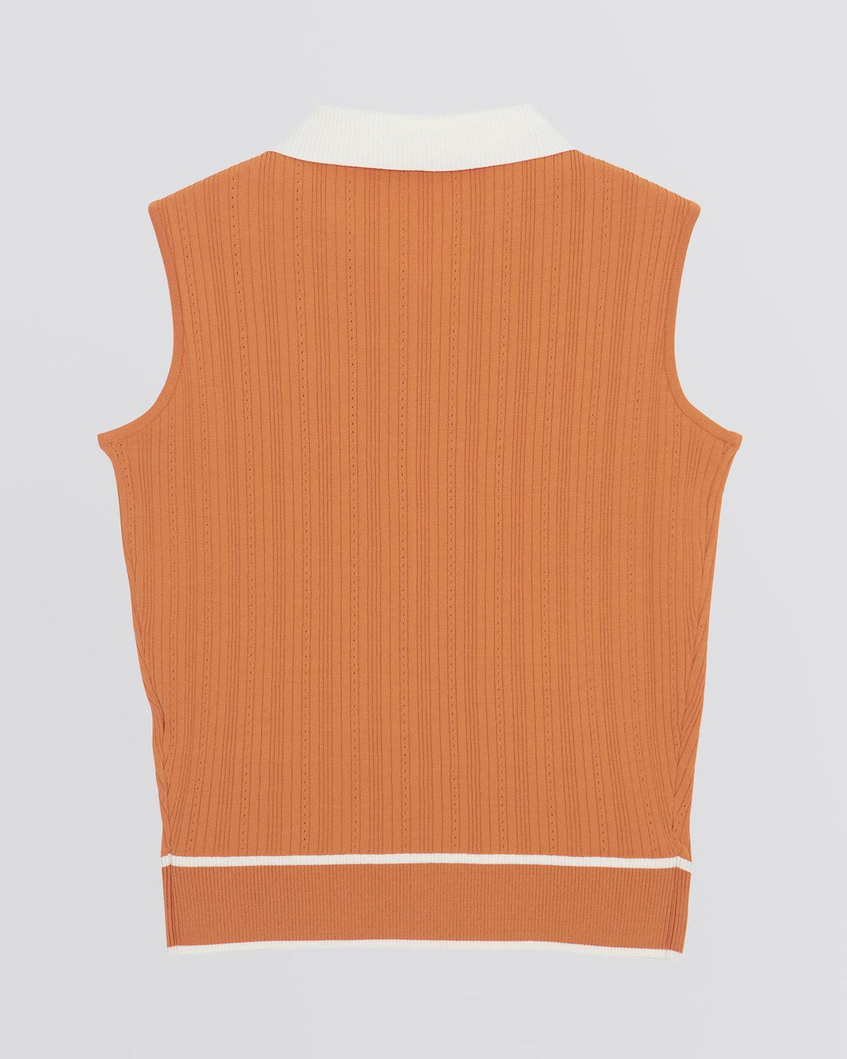 Syra Sleeveless Polo Orange