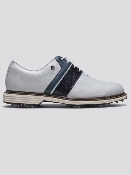 Premiere Series Packard Cleated Laced Golf Shoes White/Navy