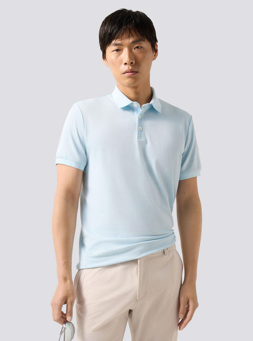 Daniel 2 Polo Shirt Quiet Tide