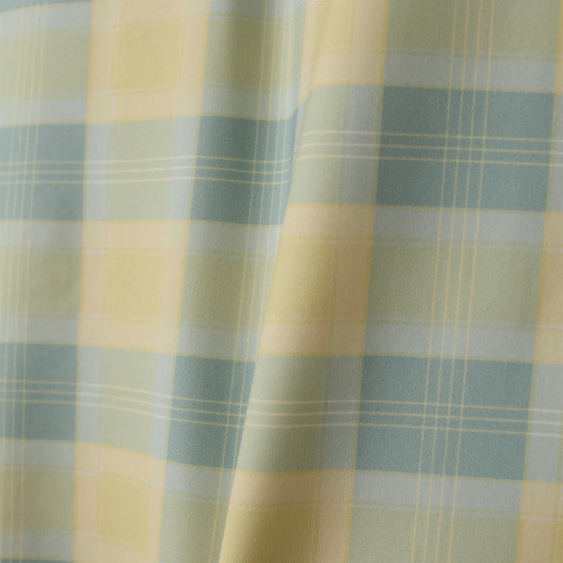 Womens Course to Court Sleeveless Polo Yellow Dawn Plaid