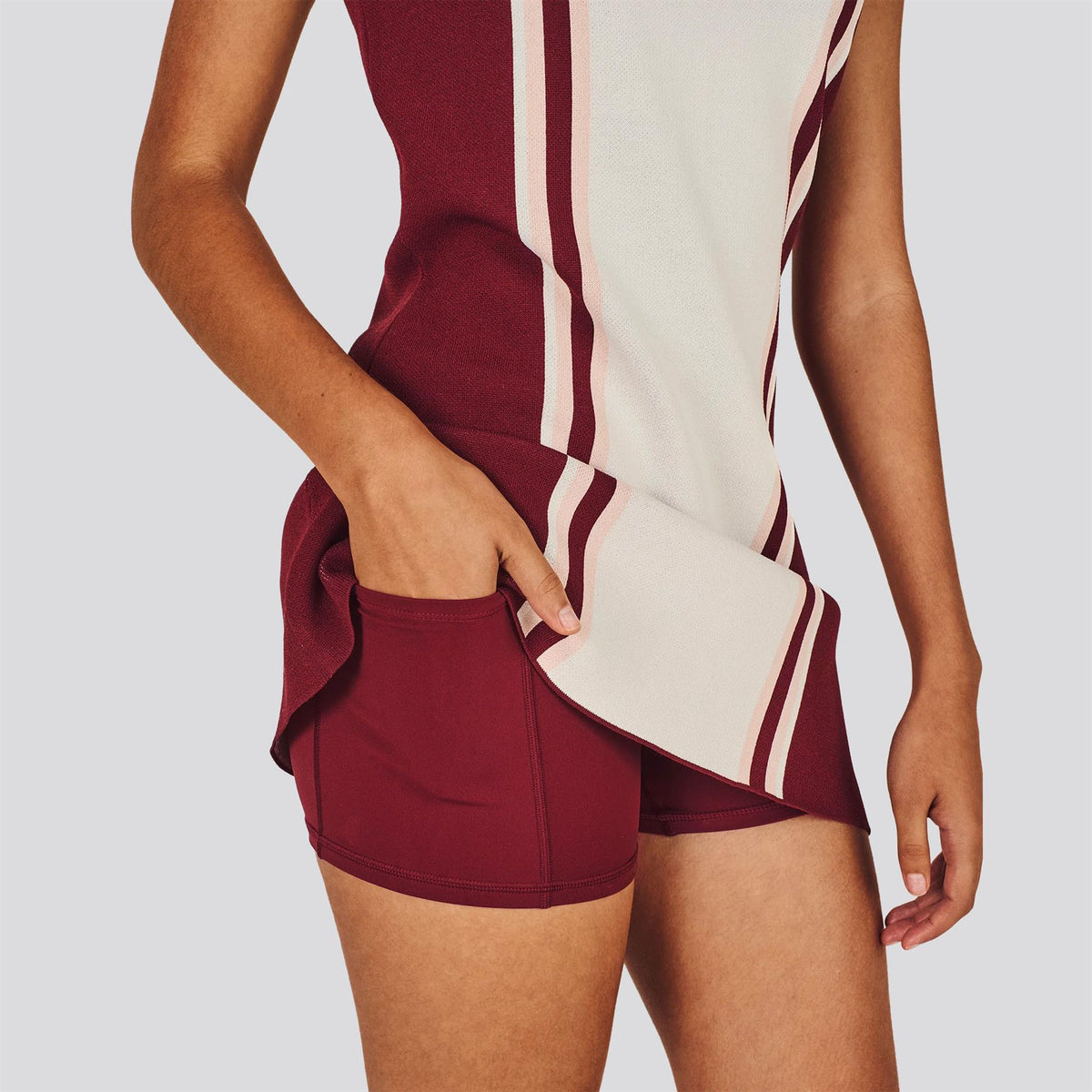 Womens Fernanda Dress Raspberry Truffle/Whisper White