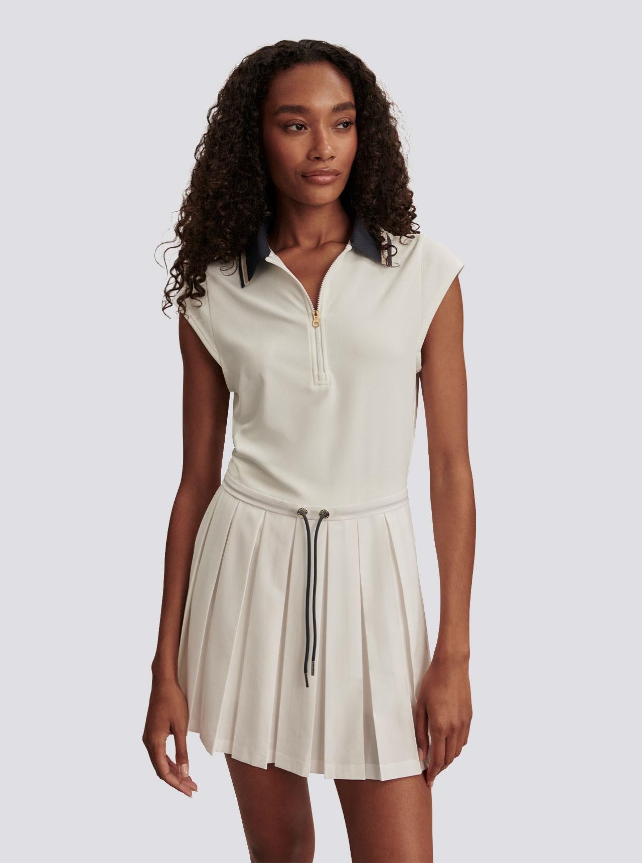 Womens Nico Court 32 Inch Dress White/Blue Nights