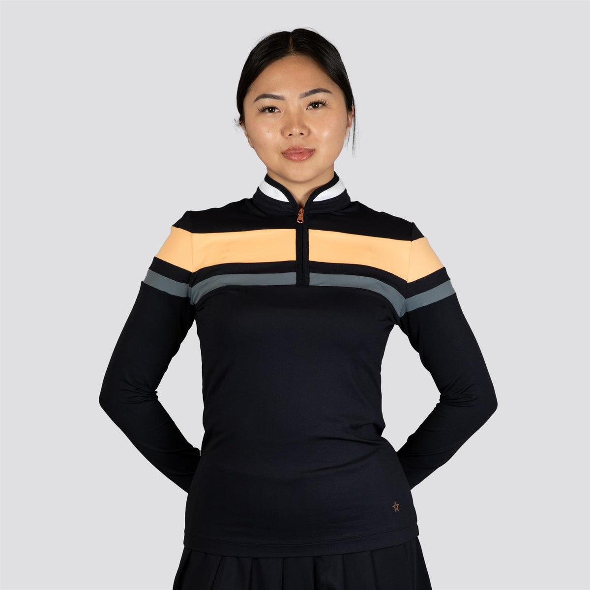 Womens Rebecca LS Mid Layer Navy