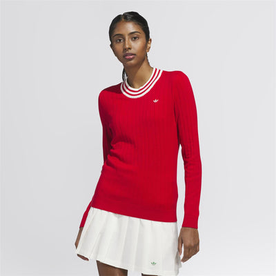 Womens Originals Cashmere Knit Sweater Better Scarlet