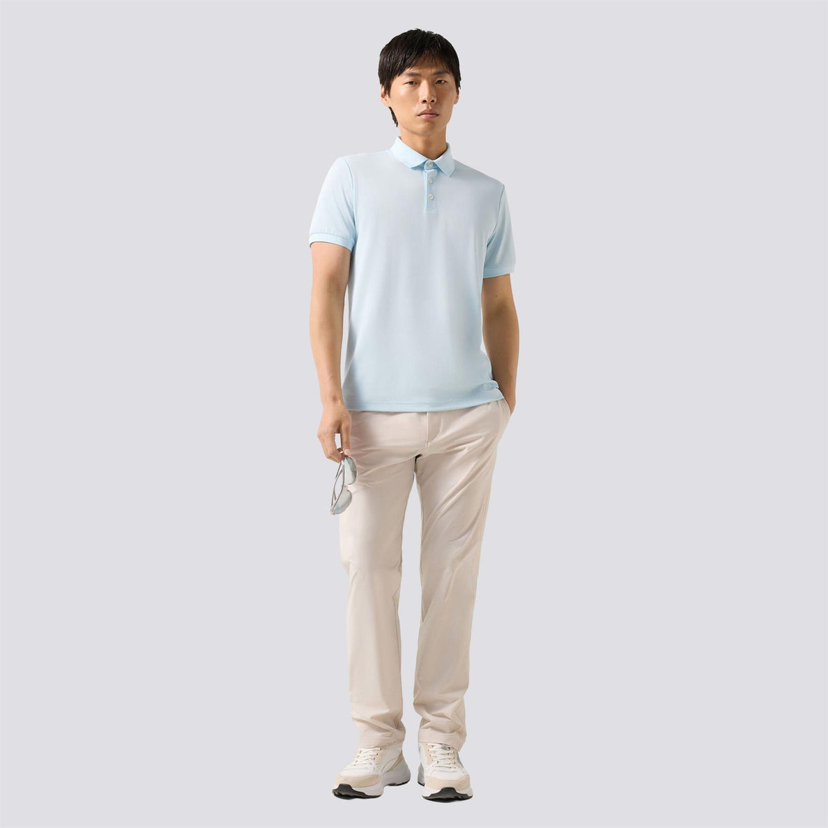 Daniel 2 Polo Shirt Quiet Tide