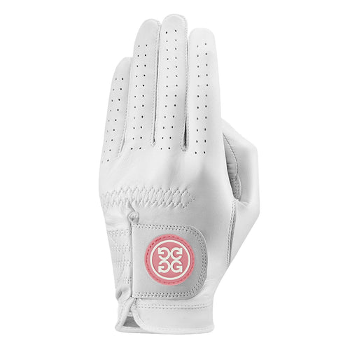 Womens Essential Silicone Patch Golf Glove Snow/Blush - SS24