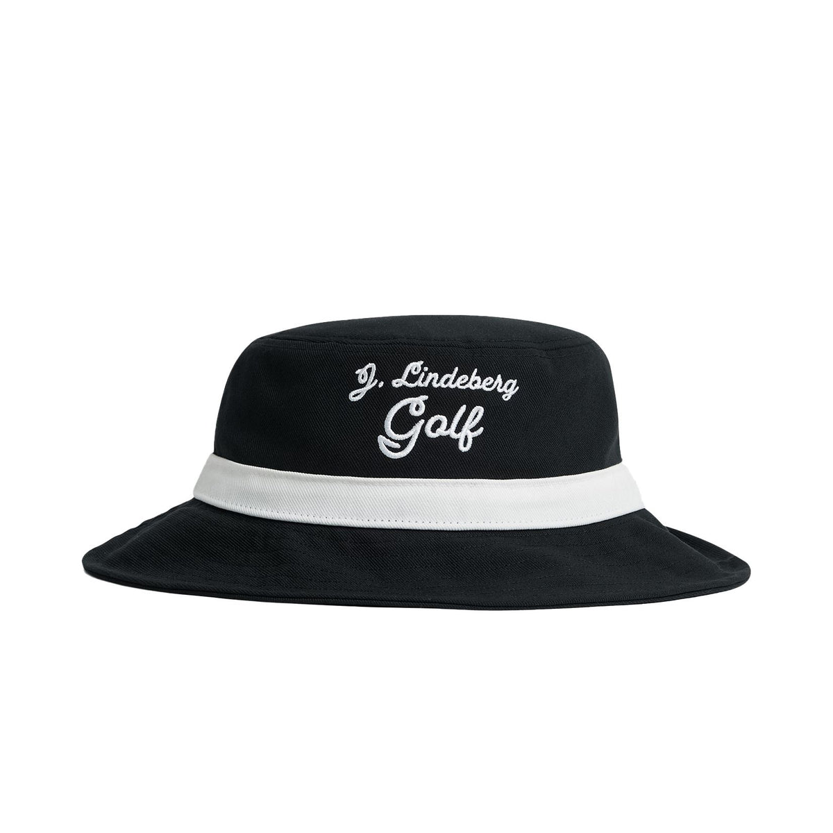 Lukas Polyester Twill Bucket Hat Black