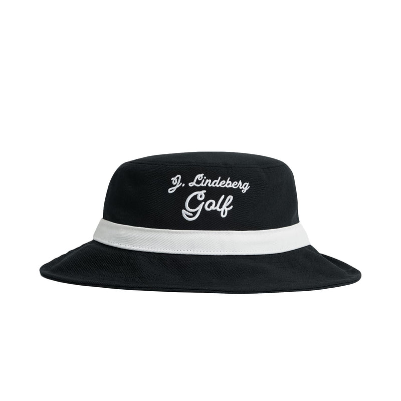 Lukas Polyester Twill Bucket Hat Black