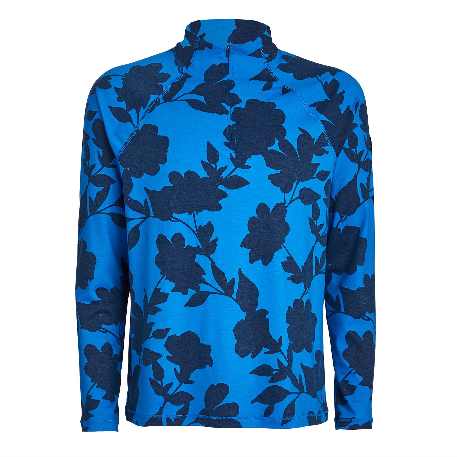 ★2023FW新作★CODE GRAPHY★RACING VELOUR COLLAR JERSEY G/FORE Tonal Floral Luxe Quarter Zip Mid Layer Racer | Mid