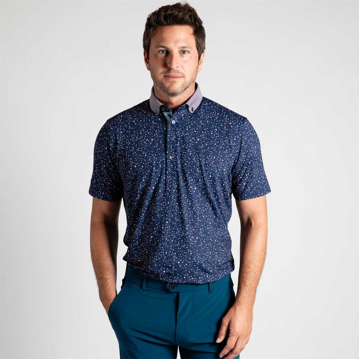 Angel Tears Polo Maltese Blue