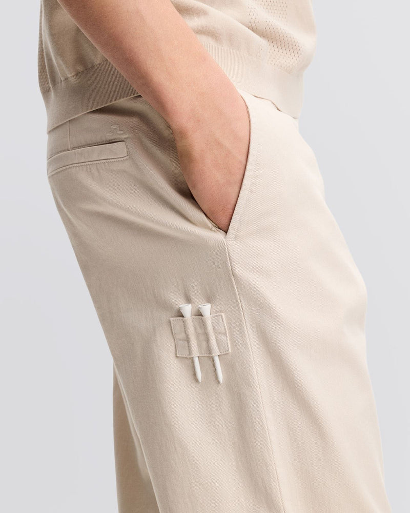 Devyn Straight Cotton Pants Moonbeam