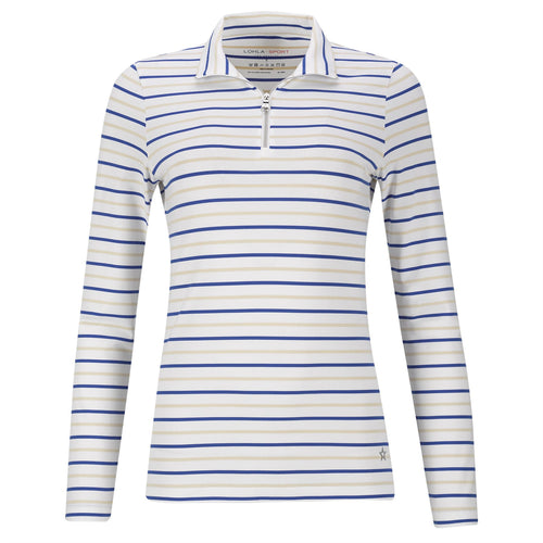 Womens The Christa Striped Mid Layer Blueberry