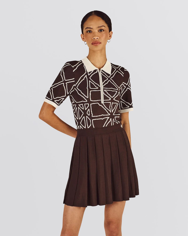 Viviana Dress Brown