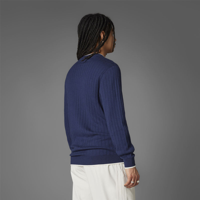 Cashmere Knit Sweatshirt Night Indigo