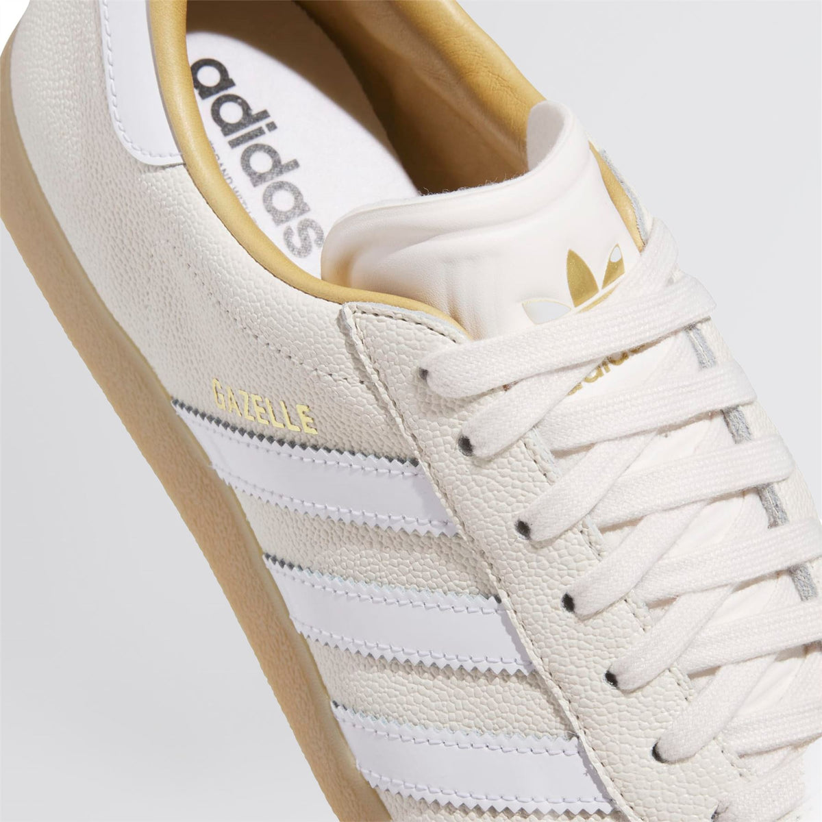 Gazelle Lux Spikeless Golf Shoes Chalk White/Footwear White/Gum