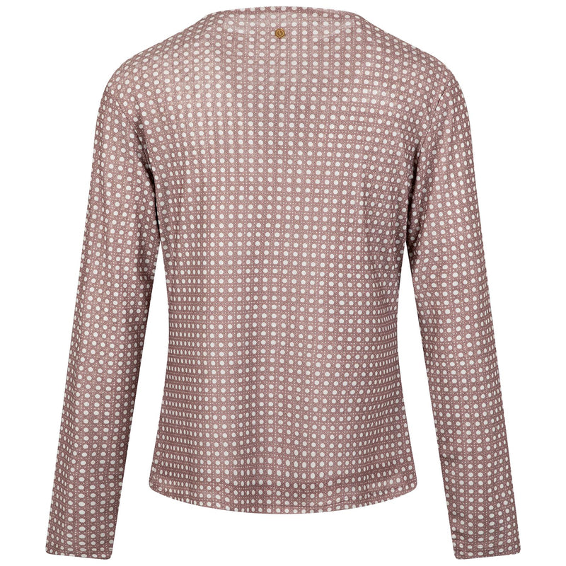 Womens Sentry UPF LS Top Mauve Rattan