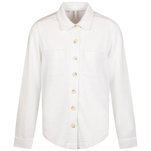 Yacht Me Shacket White