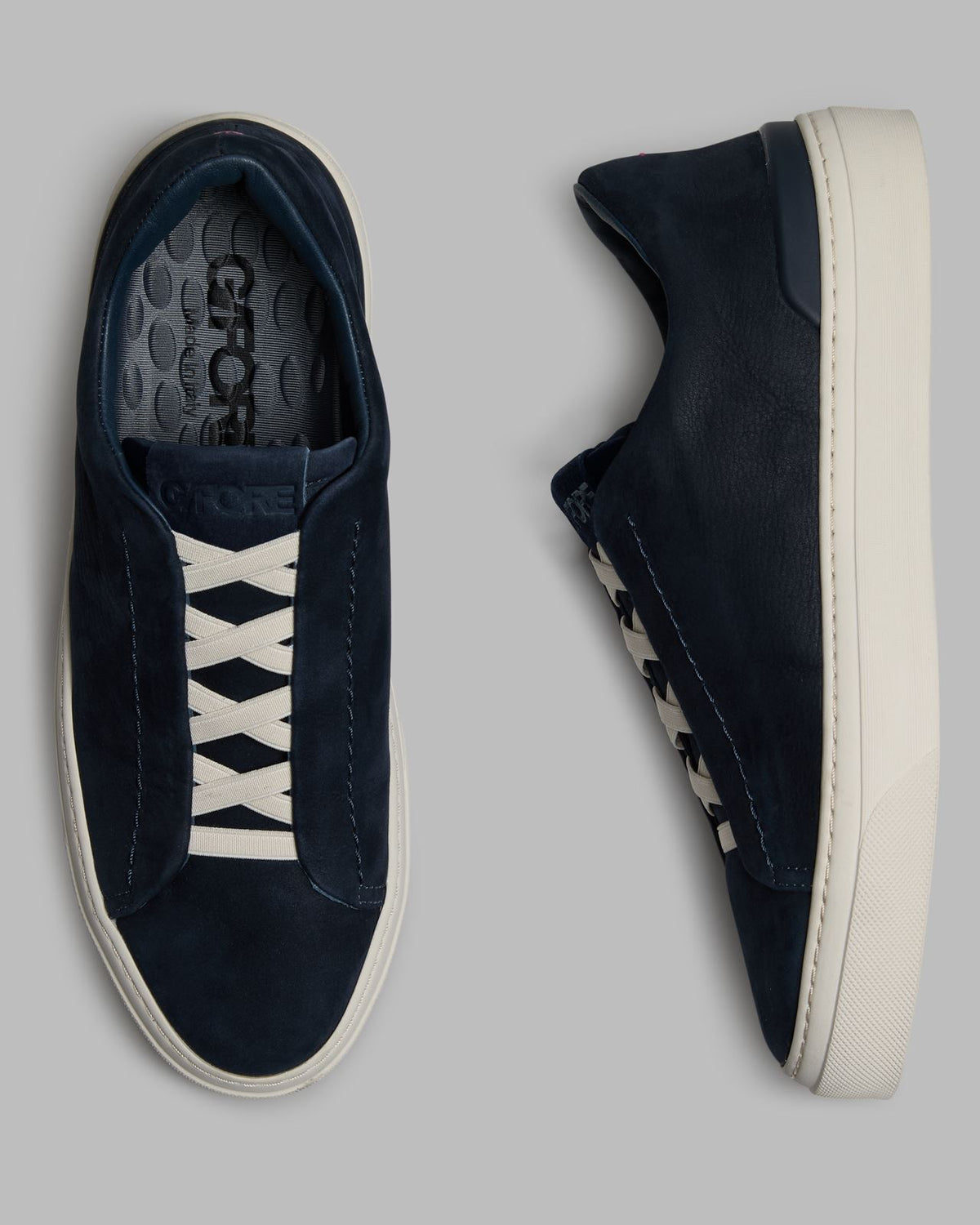 Endeavor Slip-On Leather Sneakers Twilight