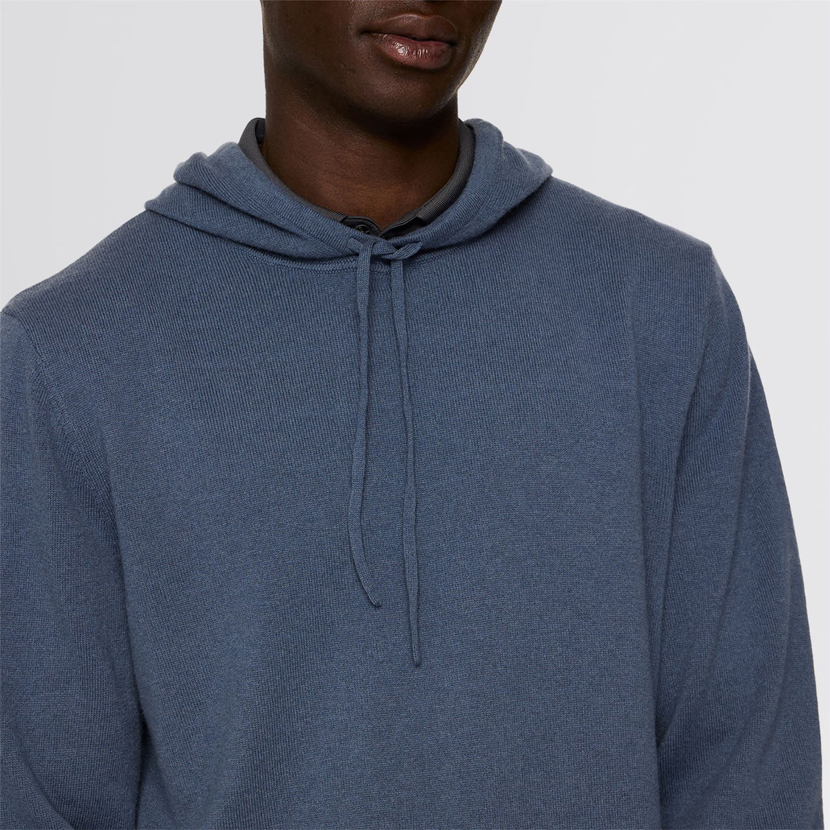 Kolton Cashmere Hoodie Vintage Indigo