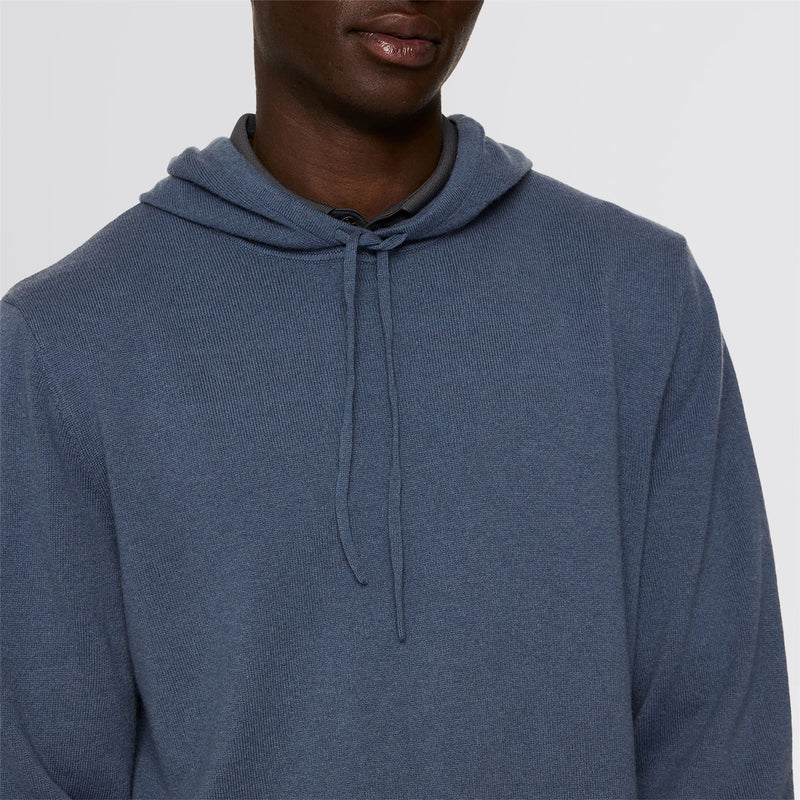 Kolton Cashmere Hoodie Vintage Indigo