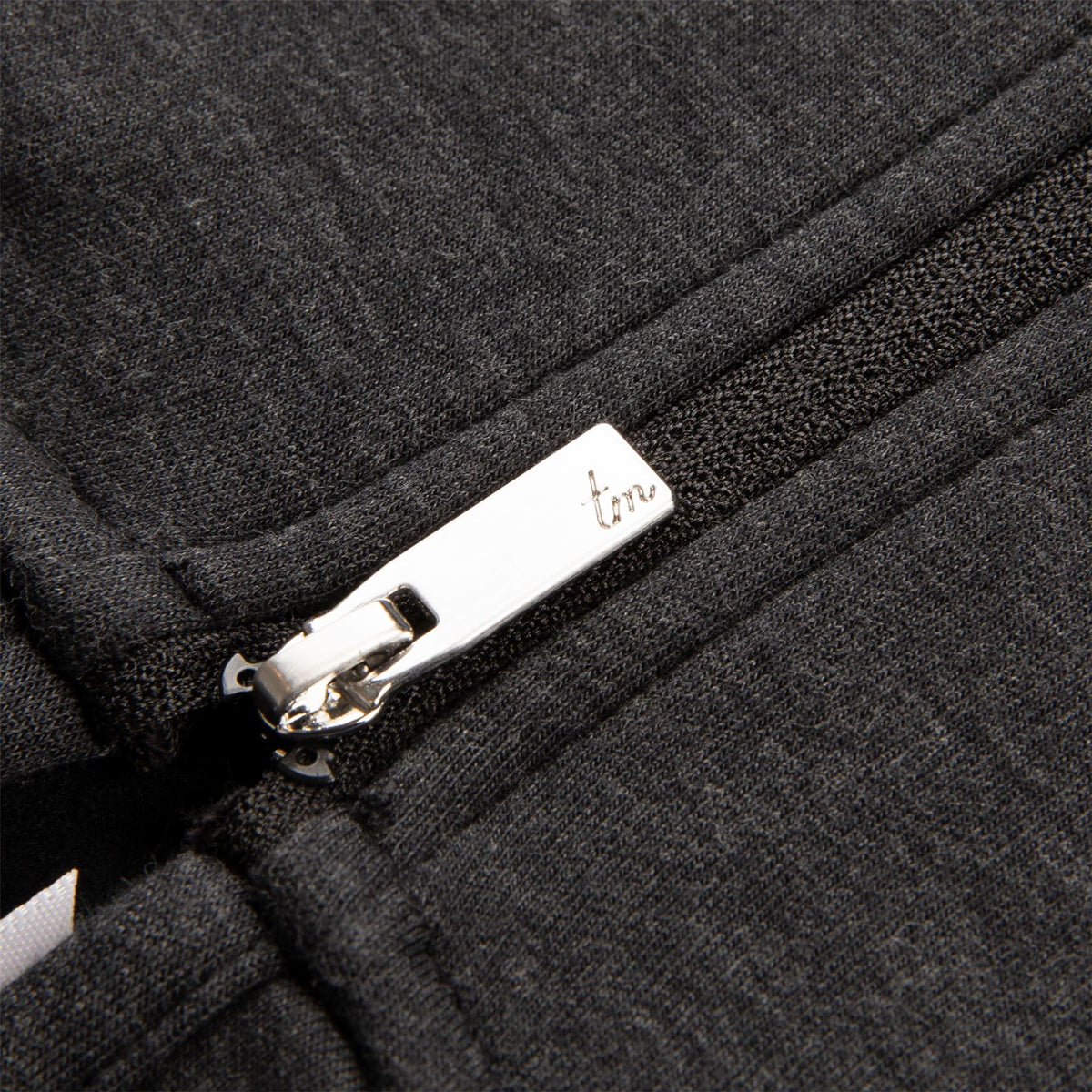Womens Cloud Zip Hoodie Heather Black