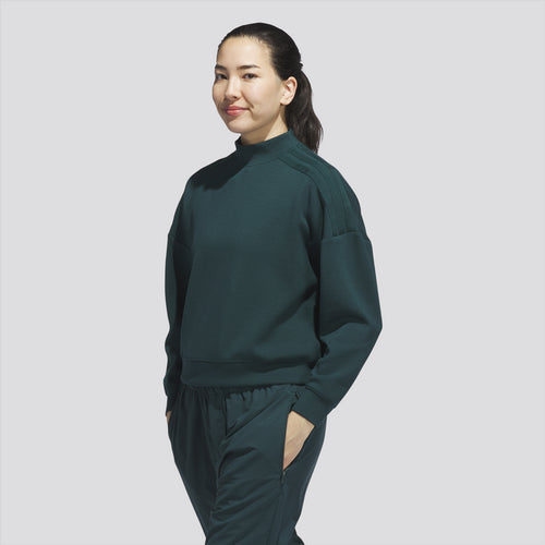 Womens Beyond The Course Spacer Mock Layer Sweater Aurora Ivy