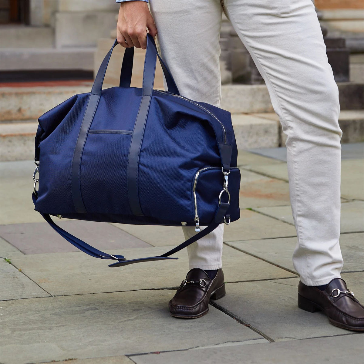 The Byers Duffel Bag Navy Ballistic