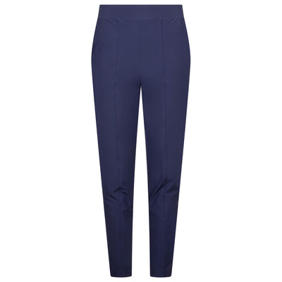 Womens Slim Tapered Easy Ankle Pant Navy