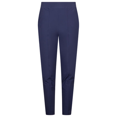 Womens Slim Tapered Easy Ankle Pant Navy