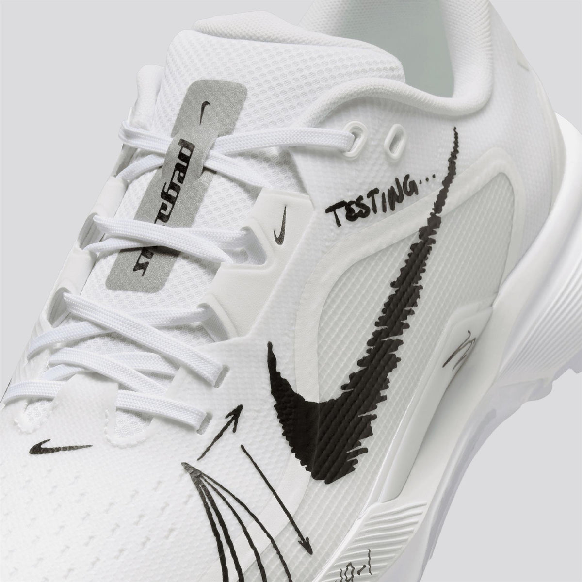 Pegasus 1 Spiked Blueprint Spiked Golf Shoes White/Black Summit/Metallic Silver