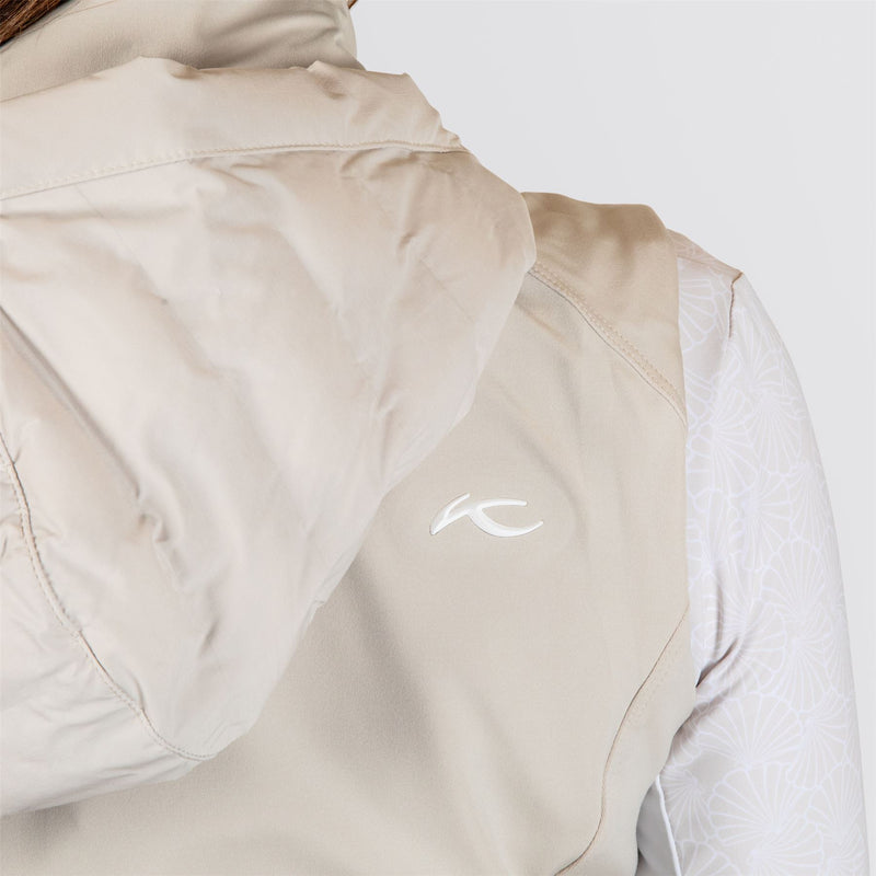 Womens Sundance Hooded Vest Oyster