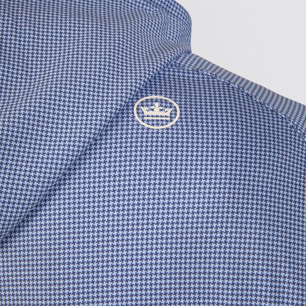 Pine Houndstooth Performance Hoodie Sport Navy